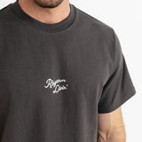 Vintage Embroidered T-shirt - Charcole