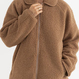 Snowy Sherpa Jacket - Oak