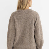 Quinn V-Neck Jumper- Oatmeal