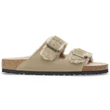 Arizona Shearling Suede Leather/Fur Narrow - Taupe