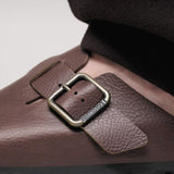 Boston Wire Buckle Leather Men - Vintage Wood Roast