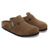 Boston Suede Soft Footbed Narrow - Dark Tea