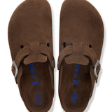 Boston Suede Soft Footbed Regular- Carafe