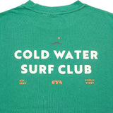 Cold Water Surf Club Tee - Washed Green