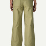 Point Reyes Canvas Wide Leg Pants W - Gumtree Green