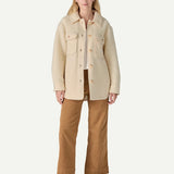 W´s Retro Pile Shacket - Natural