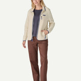 W´s Retro Pile Jkt - River Rock Green