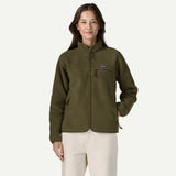 W'S Retro Pile Jkt - Basin Green