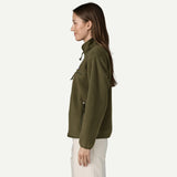 W'S Retro Pile Jkt - Basin Green