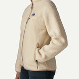 W'S Retro Pile Jkt - Natural