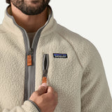 Retro Pile Jkt - Black w/Forge Grey