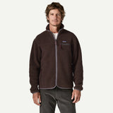 M'S Retro Pile Jkt - Den Brown