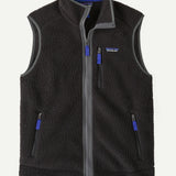 Retro Pile Vest - Black w/Forge Grey