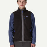 Retro Pile Vest - Black w/Forge Grey