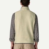 Retro Pile Vest - Pelican/Smolder Blue