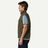M'S Retro Pile Vest - Basin Green