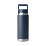Rambler Straw Bottle 26oz - Navy