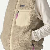 W´s Classic Retro-X Vest - Natural/Light Violet
