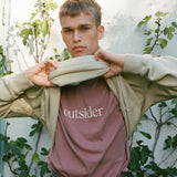 Outsider Pigment Dye T-shirt - Rose Clay