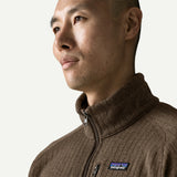 M'S Better Sweater Jkt - Marlow Brown Rib Knit