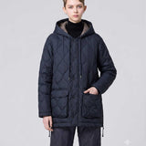 Military Hooded Down Jacket - L.Mocha