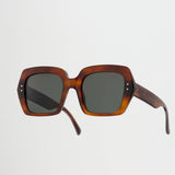 Kaia Amber - Green Solid Lens