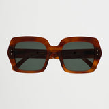 Kaia Amber - Green Solid Lens