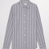 Colby Brushed Shirt 5332 - Gray Stripe