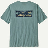 Boardshort Logo Pocket Tee - Blue Sage