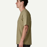 Boardshort Logo Pocket Tee - Blue Sage