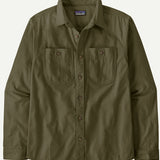 Point Reyes Canvas Shirt - Basin Green