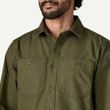 M'S Point Reyes Canvas Shirt - Basin Green