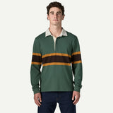 M'S L/S Rugby Shirt - Rugby Big Canopy Green