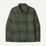 M'S Fjord Flannel Shirt - Dissolve Treeline Green