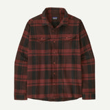 M'S Fjord Flannel Shirt - Powder: Rusty Red