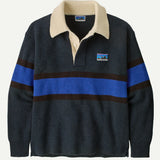 Recycled Wool-Blend Rugby Sweater - Rugby Big: Sunken Blue