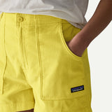 Retro Cord Shorts W - Lemon Zest