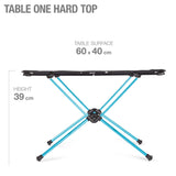 Camping table - Table One Hard Top - Black/O Blue