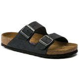 Sandal Arizona Slim Oiled Leather - Black