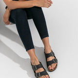 Sandal Arizona Slim Oiled Leather - Black