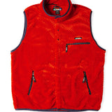 Poppy Thermal Fleece Vest - Orange