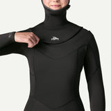 W'S Regulator 6/5 Hooded Full Suit - Black