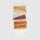 Fuzzy Scarf - Jolea Stripe Tameless Rose
