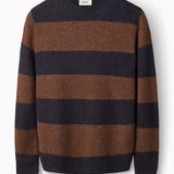 Alpine Knit - Navy/Dark Brown