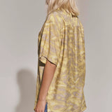 Shirt Alyssa - Light Yellow Print