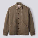 Berry Denim Overshirt - Brown Denim