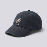 Bird Washed Herringbone Cap - Navy