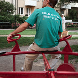 Cold Water Surf Club Tee - Washed Green