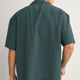 Relaxed Texture SS Shirt - Teal