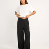 Stevie Wide Leg Pant - Black